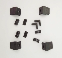 Right angle accessories Aluminum alloy doors and windows Plastic accessories Connecting angle Furniture doors and windows accessories