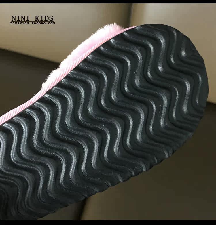 Pantoufles enfants en suède pour printemps - semelle plastique - Ref 986558 Image 16