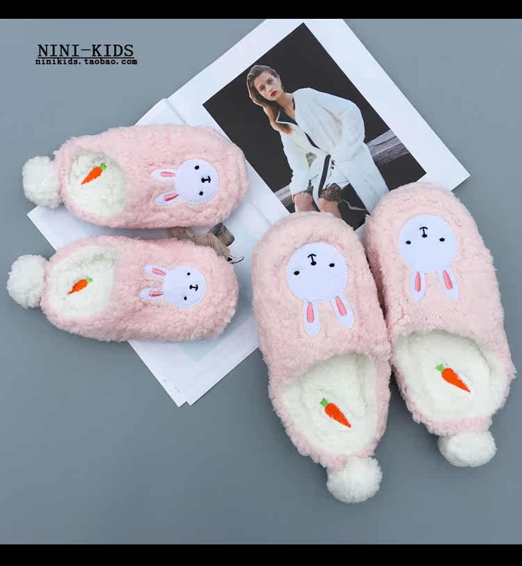 Pantoufles enfants en suède pour hiver - semelle tendon - Ref 1014210 Image 8