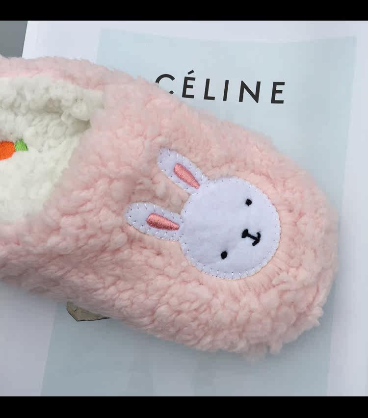 Pantoufles enfants en suède pour hiver - semelle tendon - Ref 1014210 Image 12