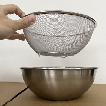 Alin304 stainless steel drain basket set
