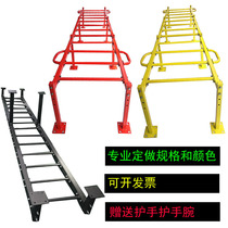 Custom ladder fitness climbing home indoor gym private teaching TRX rack studio ladder yoga shelf