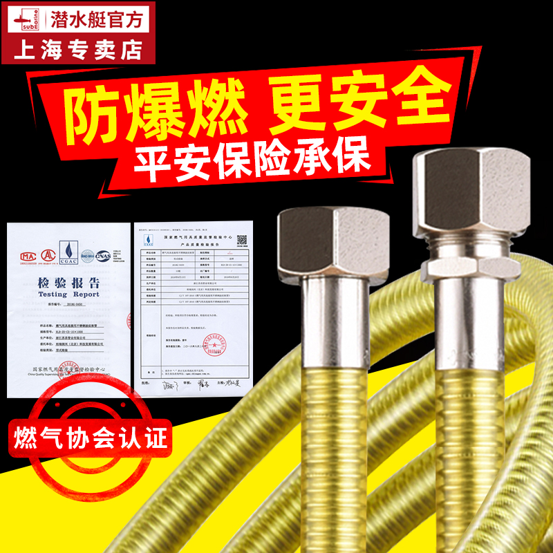 Liquid Gas Cooker Hose Gas Special Metal Bellows Gas Stainless Steel Hose Home Thickening