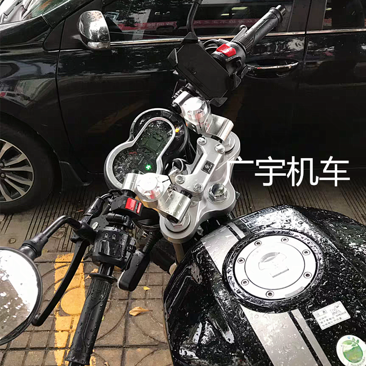 Suitable for Honda Prey CB190SS modified height adjustment separation handlebar CNC aluminum alloy faucet handle