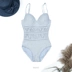 Nữ hoàng lạnh lùng cao cấp Hàn Quốc Đồ bơi mới Phụ nữ Xiêm bikini Sexy Backless Covered Belly Lace Hollow Spa Đồ bơi Bộ đồ bơi One Piece