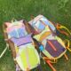 2026 New Contrast Color Backpack Elementary School Junior High School Large Capacity Spine Protector School Bag Women’s Outdoor Mountaineering Cycling Backpack