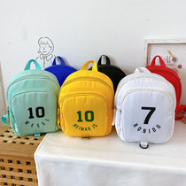 Childrens bag 2020 new Korean letters mini backpack baby anti-lost backpack kindergarten schoolbag