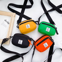 Childrens Mini Lightweight Canvas Shoulder Bag Girls Crosse Bag Candy Color Coin Wallet Fashion Accessories Bag Small Satchel