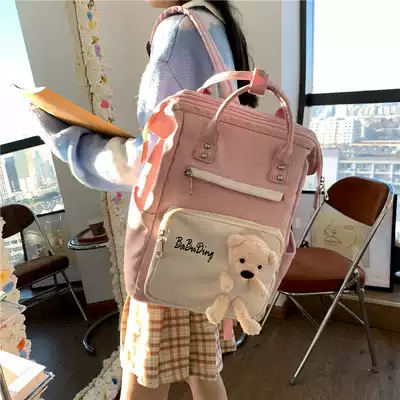 Mummy bag multifunctional backpack mother backpack 2021 New light hand bag fashion out treasure mother bag