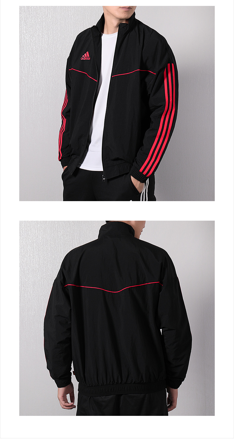 Adidas Adidas Men 2018 Mới Quần áo thể thao Bóng chày Jersey Áo cổ đứng Đan áo khoác CW7455 áo khoác thể thao nike
