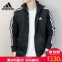 Adidas adidas jacket nam 2019 xuân mới dệt kim trùm đầu thể thao giản dị B47368 - Áo khoác thể thao / áo khoác áo khoác the thao nam