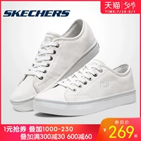 Giày nữ SKECHERS 2019 mới nhỏ giày trắng giày đi giày vải giày thể thao giày thông thường 66666131 - Dép / giày thường giày thể thao nữ màu đen