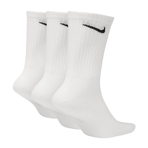 NIKE Nike mens and womens universal three-pair socks white casual basketball mid-calf socks sports socks SX7676