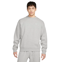 NIKE Nike sweatshirt for men and women winter sports and leisure plus velvet warm round neck pullover DX1362-010