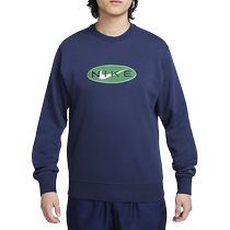 Nike tops spring and autumn SPORTSWEAR mens French terry crew neck sports pullover FZ4729-410
