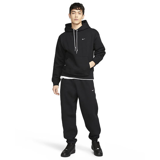 耐克男女同款卫衣秋新款加绒休闲运动连帽套头衫DX1356-010