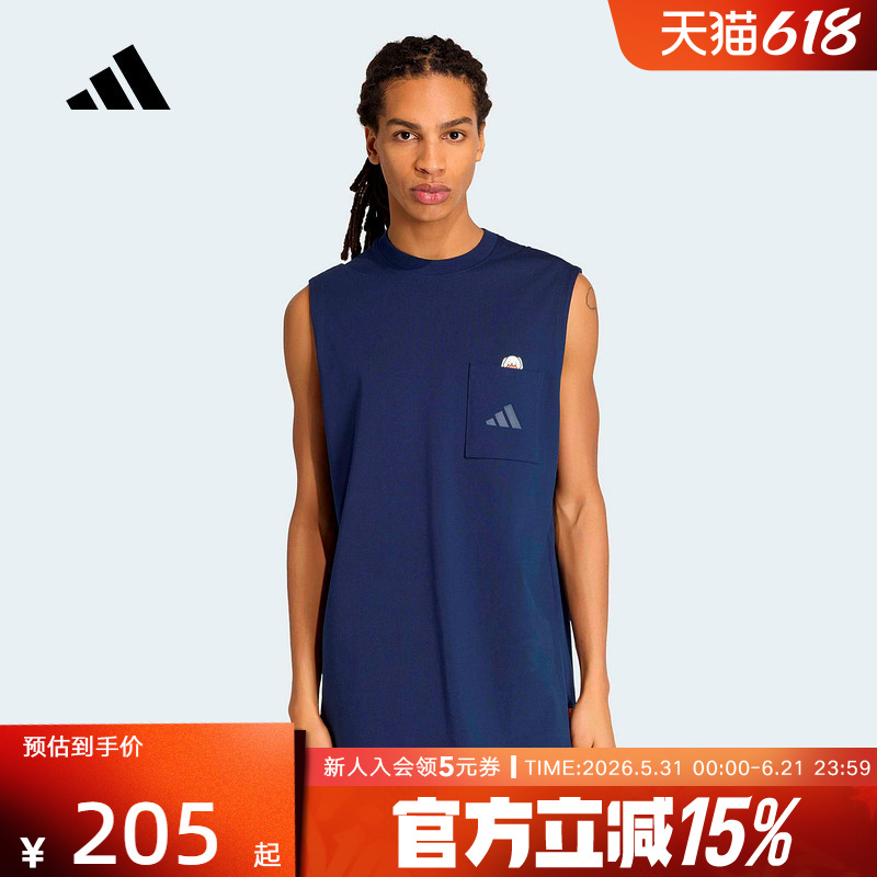 Adidas Adidas 2026 Summer Men's Cartoon Print Sports Casual Top Vest Sleeveless T-Shirt Ke6169 Adidas Adidas 2026 Summer Men's Cartoon Print Sports Casual Top Vest Sleeveless T-Shirt Ke6169