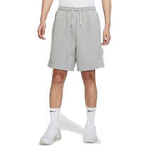 Nike Mens Knitted Shorts 2024 Spring and Autumn New Sports Gray Loose Five-Fifth Pants DQ5713-063