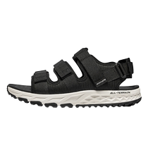 SKECHERS 2024 Summer Mens Sandals Beach Outdoor Comfort Velcro 237586-BKW