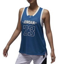 Jordan official Nike womens vest summer new breathable loose casual mesh FN6688-457
