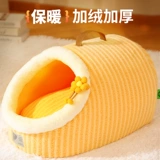 Кошачьи гнездо зимние теплые закрытые кошки котенок воздушные змеи спят зимой с домашними животными для кошек в зимних теплых принадлежностях собачьи гнезда