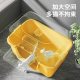 Кошачья ящик для мусора для кошки-очень большая полностью закрытая запаха, защищенная от брызга, кошачья ящик для кошачьего помещения.