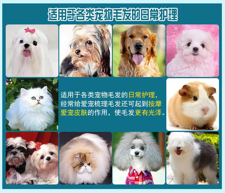 Pet chải móng tay 耙 lược chó cung cấp gấu bông làm sạch lông vàng cung cấp mèo hàng chải lông chải lược mở vẻ đẹp lược - Cat / Dog Beauty & Cleaning Supplies lược chải lông mèo