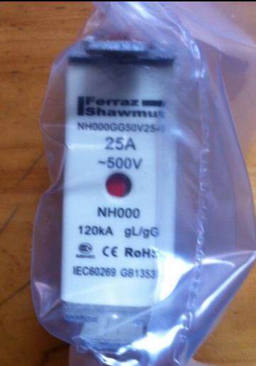 Roland FERRAZ fuse NH000GG50V25 25A 500V 120KA gG gL