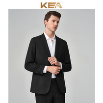KEA business suit suit suit men slim groom wedding dress stripe casual professional suit suit