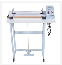 Commercial shrink film cutting bubble film through foot sealing machine Commercial shrink film small aluminum foil tea bag sealing machine