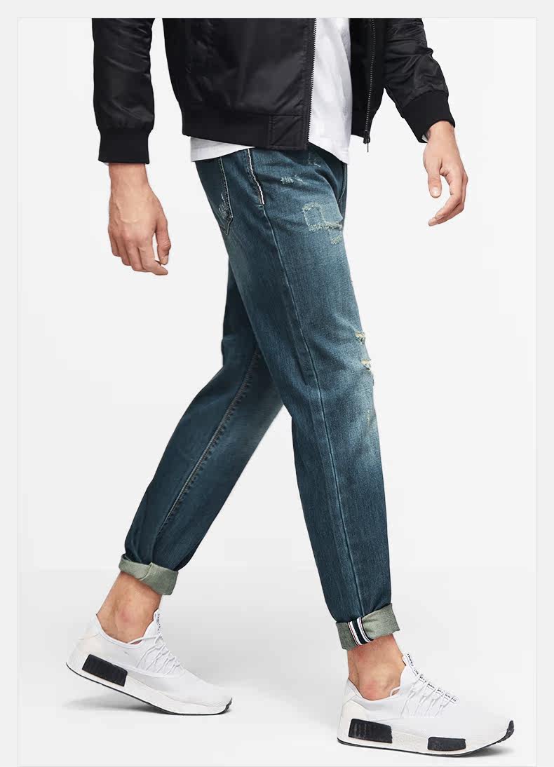 Jeans pour jeunesse droite en vrac en coton pour Quatre saisons - Ref 1461478 Image 20