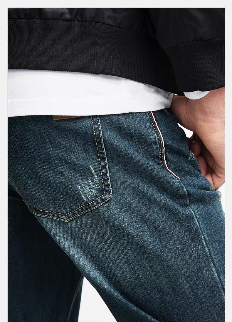 Jeans pour jeunesse droite en vrac en coton pour Quatre saisons - Ref 1461478 Image 22