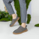 Aokang Men's Shoes 2024 Spring New Daily Casual Soft Comfort Versatile Lace-Up Nubuck ເກີບຫນັງແທ້ຂອງຜູ້ຊາຍ