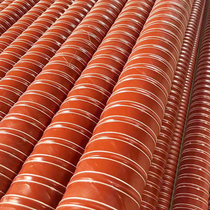 Pipe 0 red air duct ventilation sulfur 30 exhaust pipe hose hose degree orange dehumidification smoke drying high resistance to silicone dry temperature