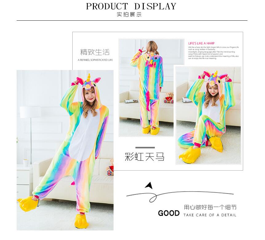 Ezbuy những người khủng long gấu trúc gấu trúc gấu trúc Pikachu phim hoạt hình đồ ngủ một mảnh cho nam và nữ shop thời trang nam