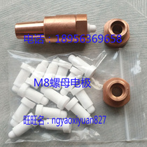 Ceramic positioning pin nut electrode M4M5M6M8M10M12 electrode cover electrode body spring electrode cap