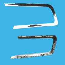 ZTE Large Collar Main Pickup Truck Front Fog Light Frame Plated Fog Light Hood Plated Fog Light Decorative Pieces Front Fog Light Decorative Strips