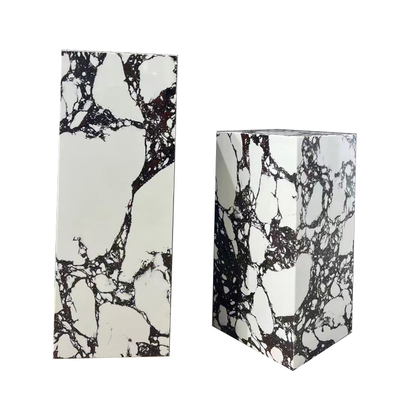 可天然大理石石墩雕塑底座售楼处酒店会所商场大厅落地展示台