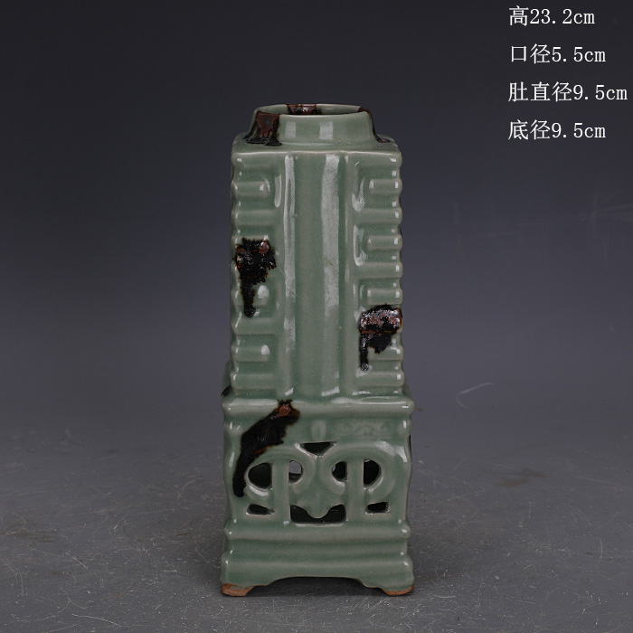 哥窯 琮式瓶 中国古玩 中国美術 唐物 擺件 宋代筆記vol.111 龍美術館：南宋官窯琮式瓶，2006瀚海1650萬元