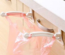 Nail-free cabinet door gap garbage rack Garbage Bag Hanger plastic bag adhesive hook garbage bag storage rack