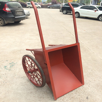 Bucket cart labor cart construction site two-wheel hand push cement ash transport dump bucket manpower board wheel 26 model