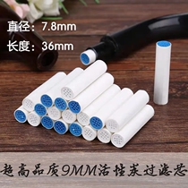 Cigarette holder activated carbon disposable filter element 9MM6MM high quality 100 pieces universal bulk pipe cleaning accessories
