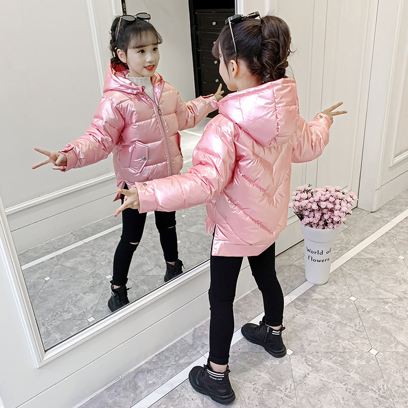 Girls' Padded Coat 2021 New Spring Clothing Thick Western Large Children's Padded Coat Winter Children's Padded Coat Fashion Down