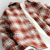 班比纳 Осенняя хлопковая детская рубашка для мальчиков, детская одежда, подходит для подростков