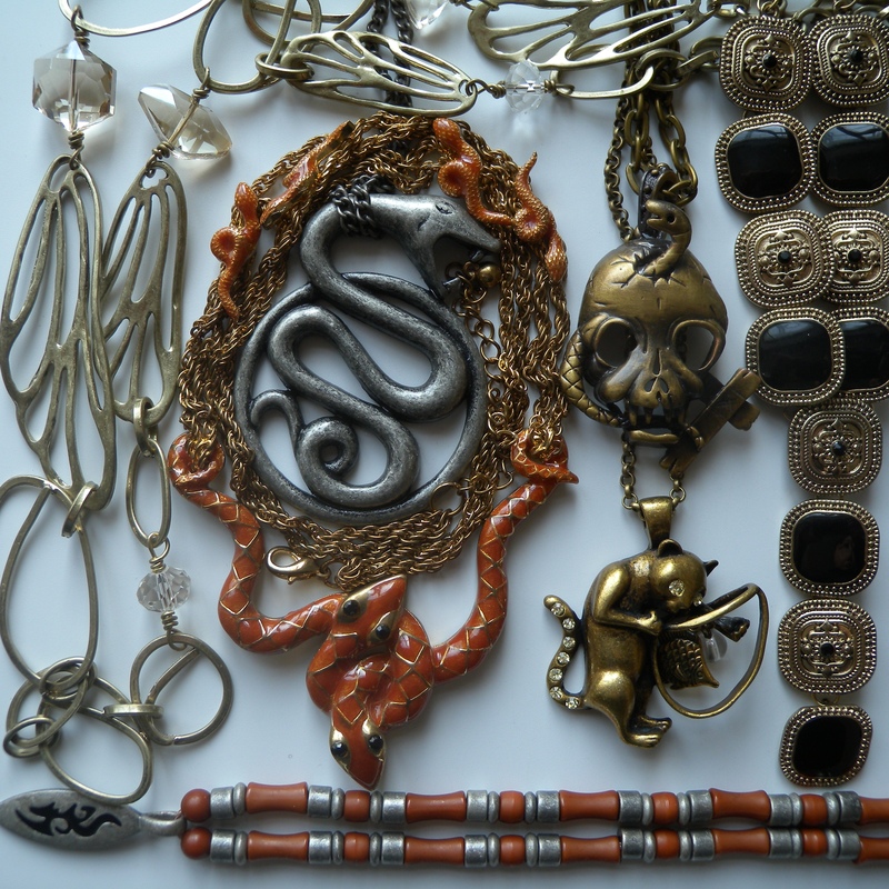 Necklace European and American Style Foreign Trade Old Goods/Retro Vintage Unisex Gothic Steampunk Tribal Yabi/1066