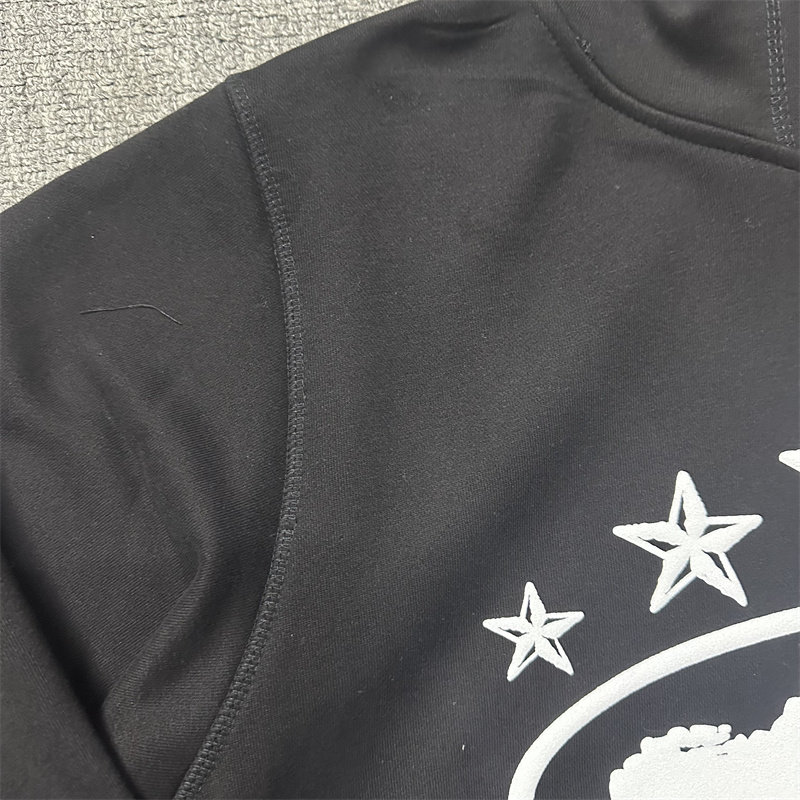 Спортивный костюм для отдыха corteiz恶魔岛五星轮船印花宽松连帽运动衫欧美街头运动休闲套装潮 OTHER