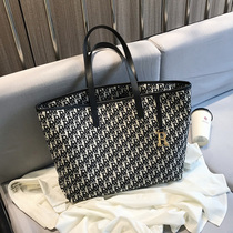 Hong Kong embroidered large-capacity bag women's 2021 new fashion shopping bag bag shoulder bag portable tote bag