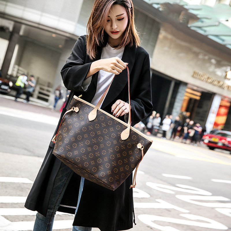 Brand-name bags luxury big-name light luxury women's bags 2022 new large-capacity tote bags hand-held shoulder bags large bags