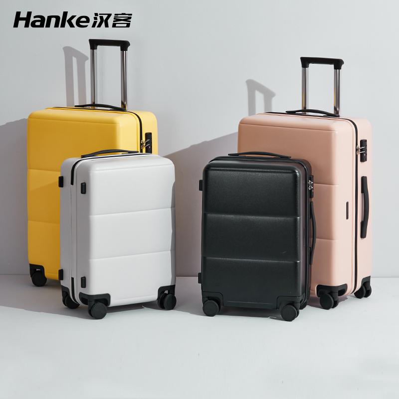 (Quality upgrade) Hanke suitcase small female 20 inch trolley case male 24 inch silent wheel password suitcase