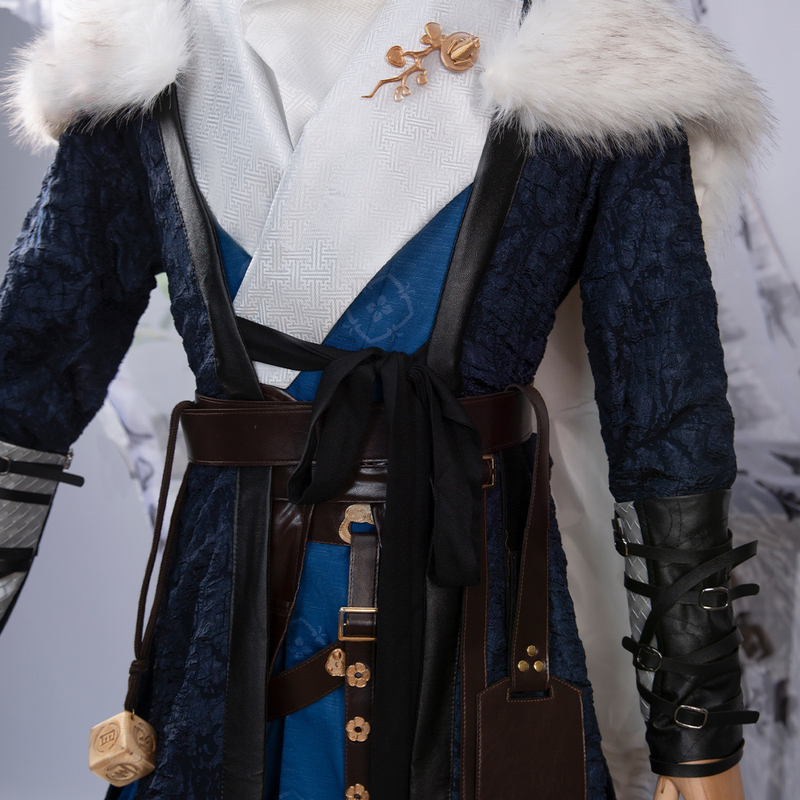 [in Stock] High-Quality Tianquan Cosplay Yan Yun Sixteen Sounds Tianquan School Uniform Cosplay Ancient Style Costume Full Set